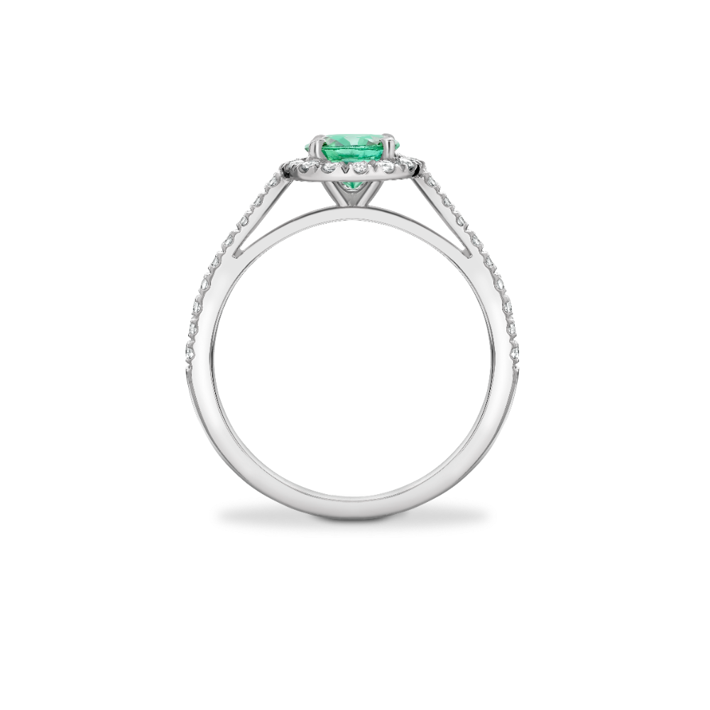 Leyla mint tourmaline ring