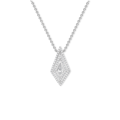 Diamond kite pendant