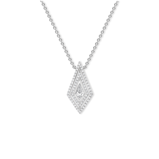 Diamond kite pendant