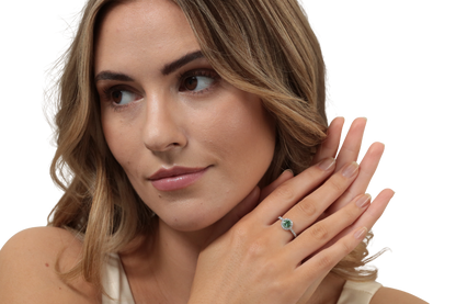 Leyla mint tourmaline ring
