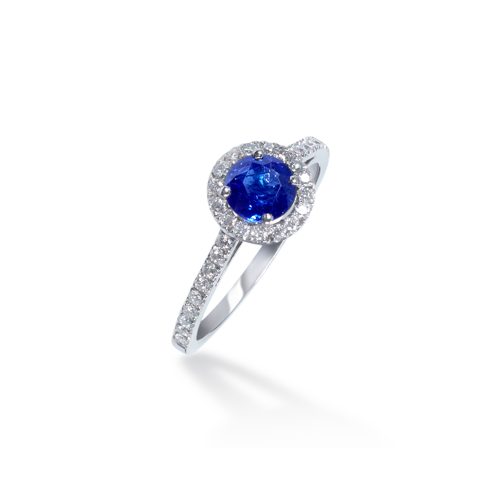 Leyla Sapphire Halo