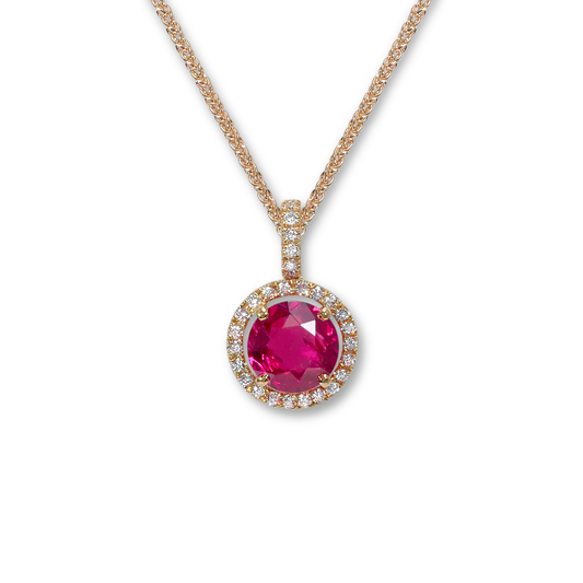 Cynthia Red Spinel Pendant