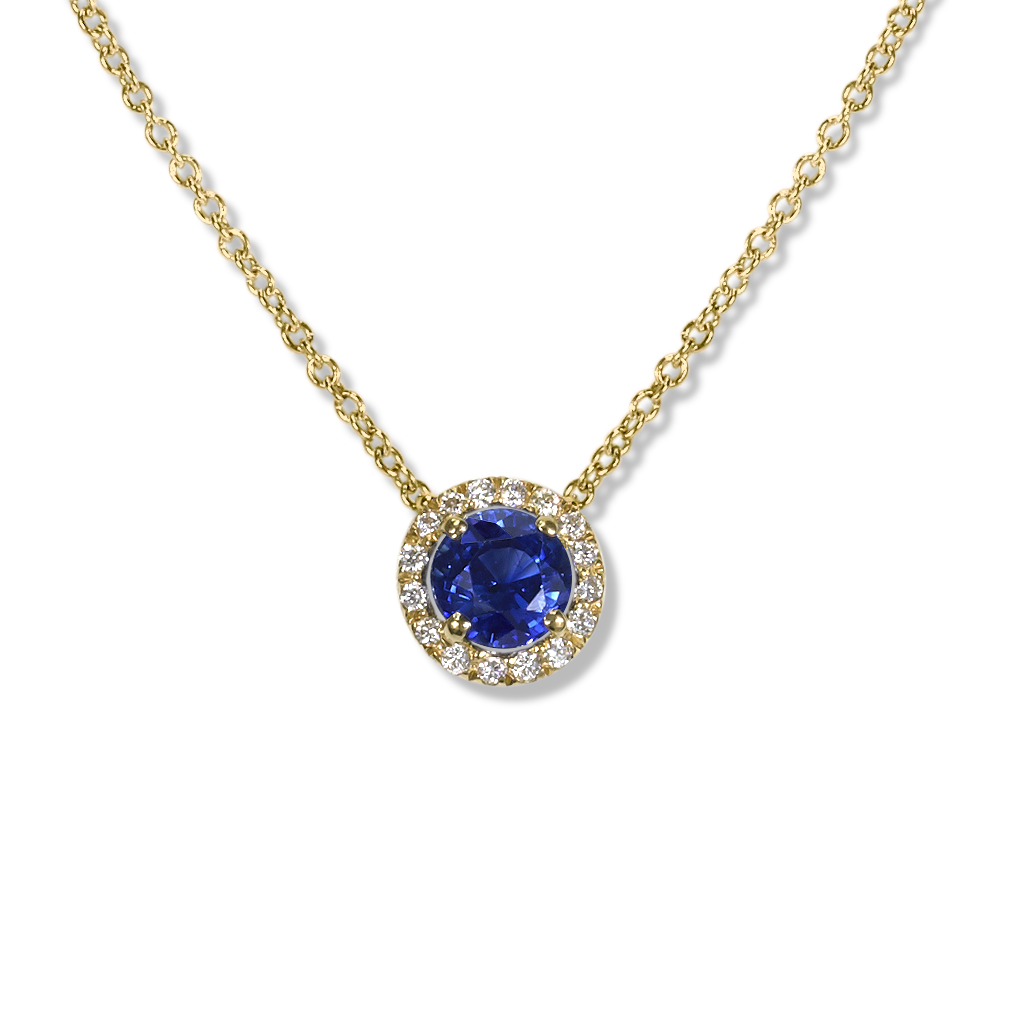 Small Phoebe Blue Sapphire